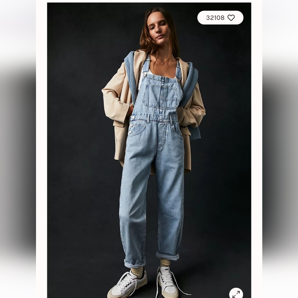 Free People Ziggy Denim Overalls